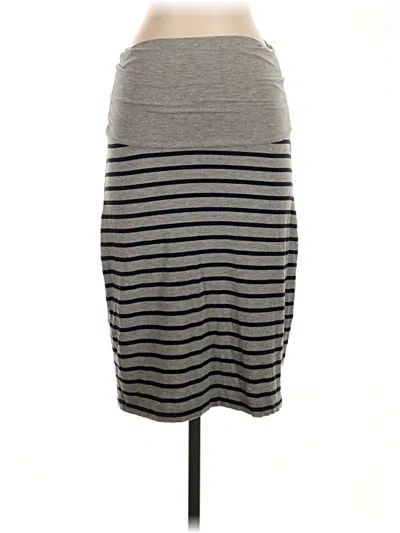 Pre-owned Gap Casual Skirt In Gray