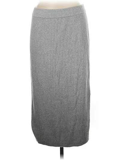 Pre-owned Gap Casual Skirt In Gray