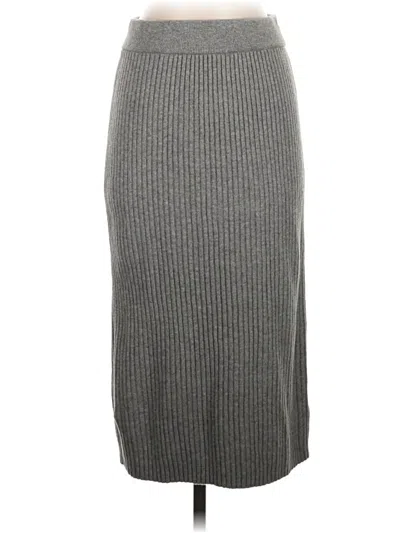 Pre-owned Gap Casual Skirt In Gray