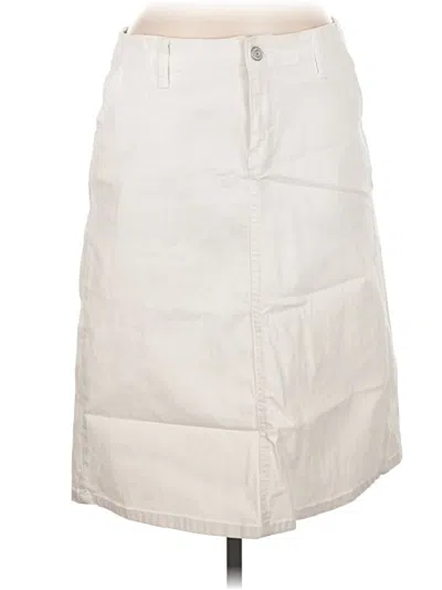 Pre-owned Gap Casual Skirt In Ivory