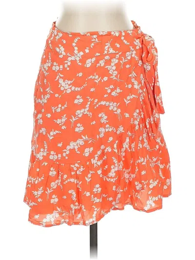Pre-owned Gap Casual Skirt In Orange