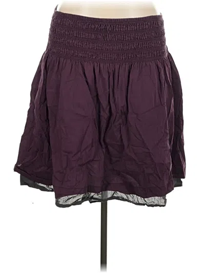 Pre-owned Gap Casual Skirt In Purple