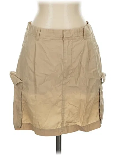 Pre-owned Gap Casual Skirt In Tan