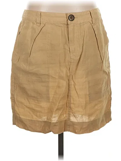 Pre-owned Gap Casual Skirt In Tan