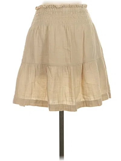 Pre-owned Gap Casual Skirt In Tan