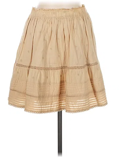 Pre-owned Gap Casual Skirt In Tan