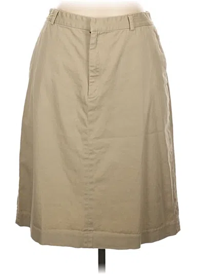Pre-owned Gap Casual Skirt In Tan