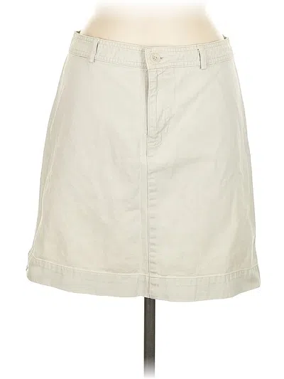 Pre-owned Gap Casual Skirt In White