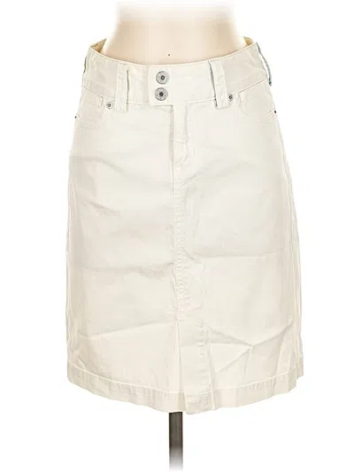 Pre-owned Gap Casual Skirt In White
