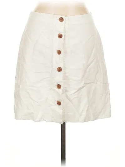 Pre-owned Gap Casual Skirt In White