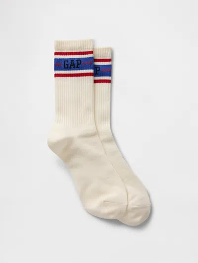 Gap Chunky Rib Crew Socks In Tomato Sauce