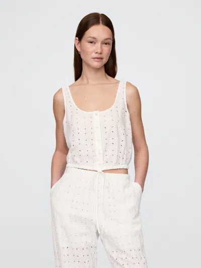 Gap Cinched-hem Cropped Top