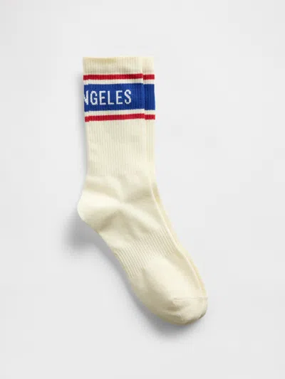 Gap City Crew Socks In White
