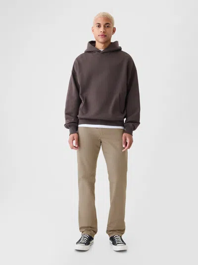Gap City Jeans In Straight Fit In Flannel Taupe