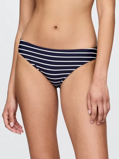 Gap Classic Bikini Bottom In Navy Blue Stripe