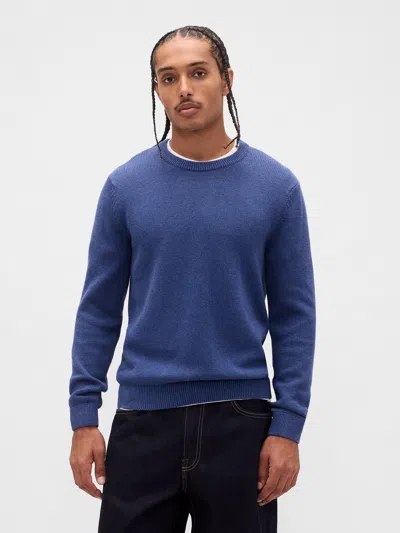 Gap Classic Crewneck Sweater In Blue