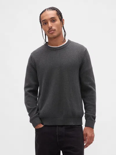 Gap Classic Crewneck Sweater In Gray
