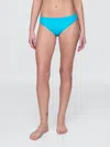 Gap Classic Rib Bikini Bottom In Cyan Blue