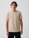 Gap Classic T-shirt In Wicker Tan