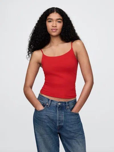 Gap Closeknit Cropped Tank In Tomato Sauce Red