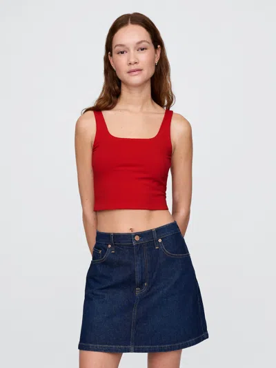 Gap Closeknit Jersey Brami In Tomato Sauce Red