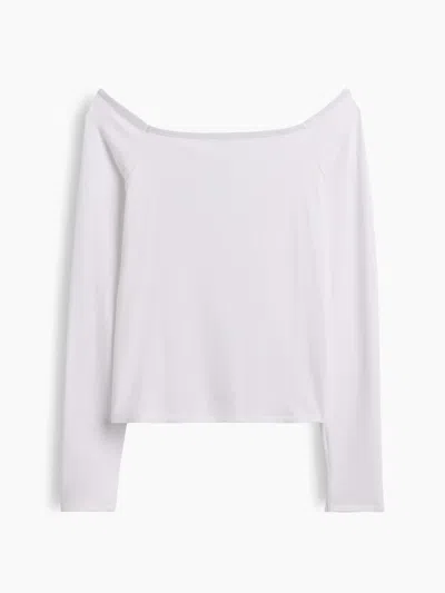 Gap Closeknit Jersey Crop T-shirt In Gray