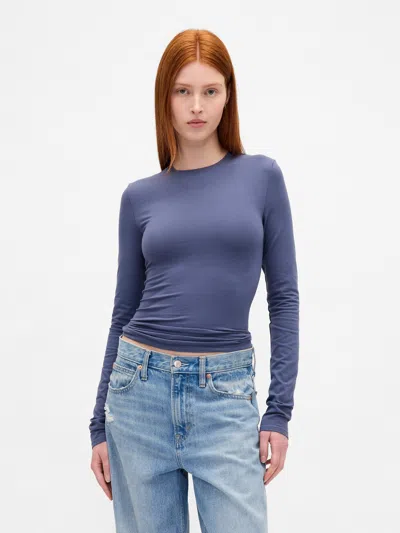 Gap Closeknit Jersey T-shirt In Blue