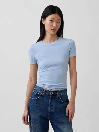 Gap Closeknit Jersey T-shirt In Blue