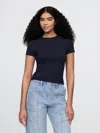 Gap Closeknit Jersey T-shirt In Navy Blue
