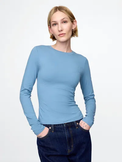Gap Closeknit Jersey T-shirt In Soft Cornflower Blue