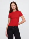 Gap Closeknit Jersey T-shirt In Tomato Sauce Red