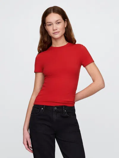 Gap Closeknit Jersey T-shirt In Tomato Sauce Red