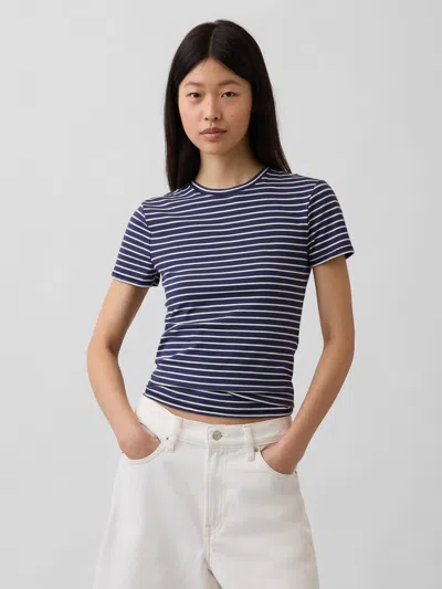 Gap Closeknit Jersey T-shirt In Blue