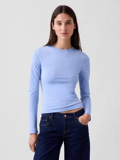 Gap Closeknit Jersey T-shirt In Blue