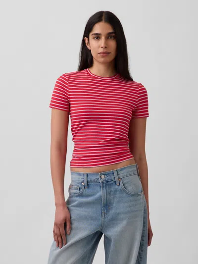 Gap Closeknit Jersey T-shirt In Pink