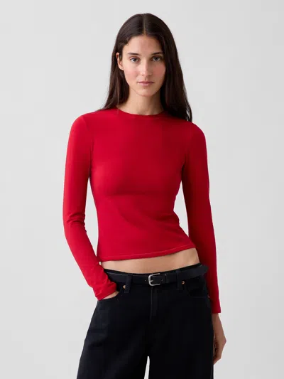 Gap Closeknit Jersey T-shirt In Red