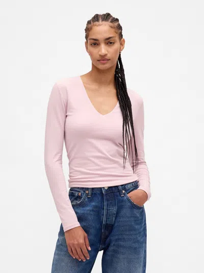 Gap Closeknit Jersey V-neck T-shirt
