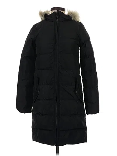 Pre-owned Gap Coat In Black