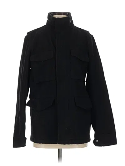 Pre-owned Gap Coat In Black