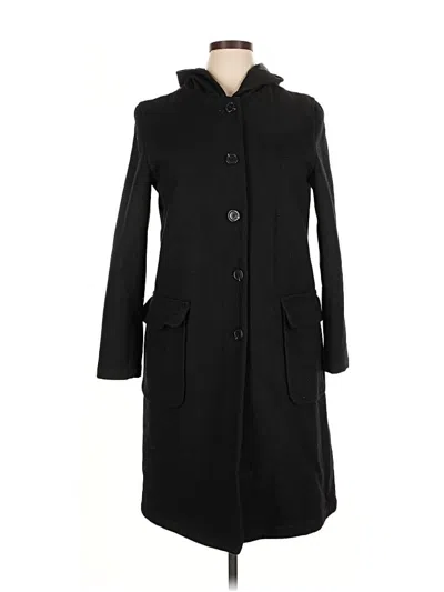Pre-owned Gap Coat In Black