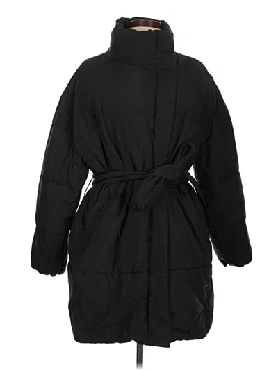 Pre-owned Gap Coat In Black