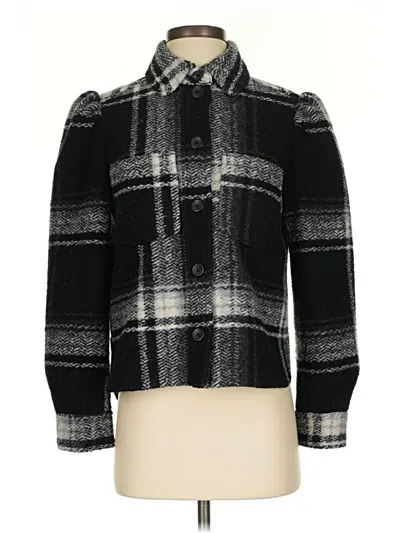 Pre-owned Gap Coat In Black