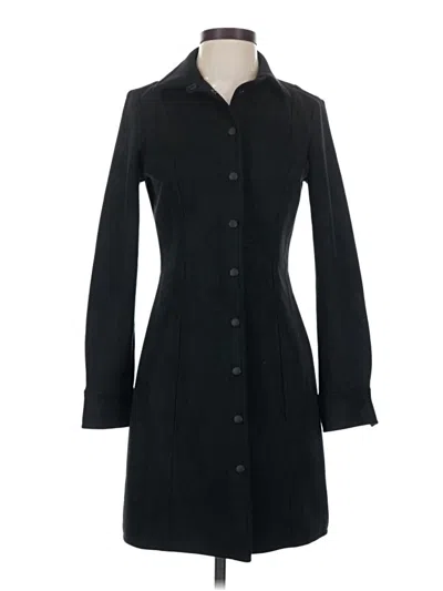Pre-owned Gap Coat In Black