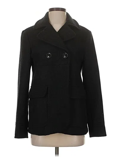 Pre-owned Gap Coat In Black