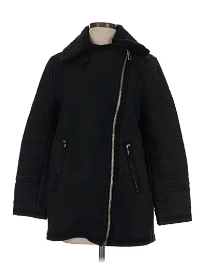 Pre-owned Gap Coat In Black