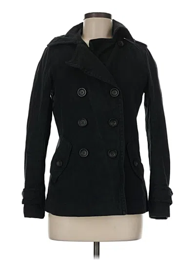 Pre-owned Gap Coat In Black