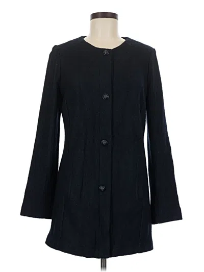Pre-owned Gap Coat In Black