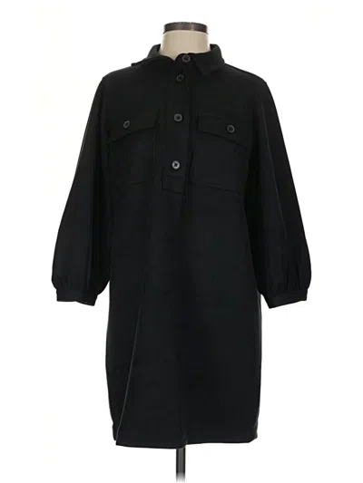 Pre-owned Gap Coat In Black