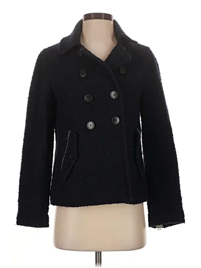 Pre-owned Gap Coat In Black