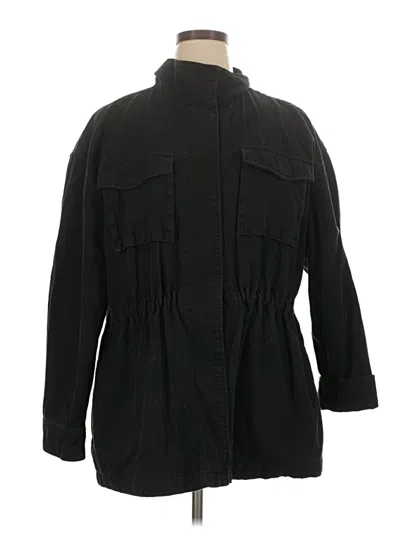 Pre-owned Gap Coat In Black